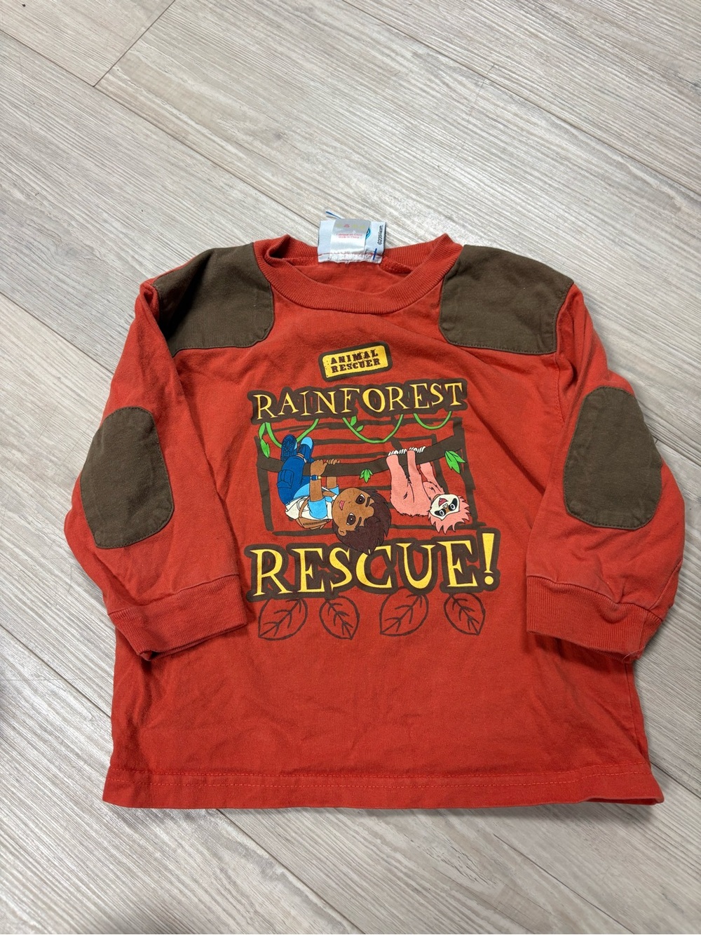 Go Diego ! Kids Long-Sleeve Top - Orange